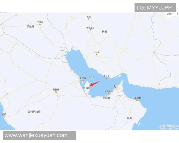 卡塔尔的地理位置及其周边国家和重要城市的详细介绍